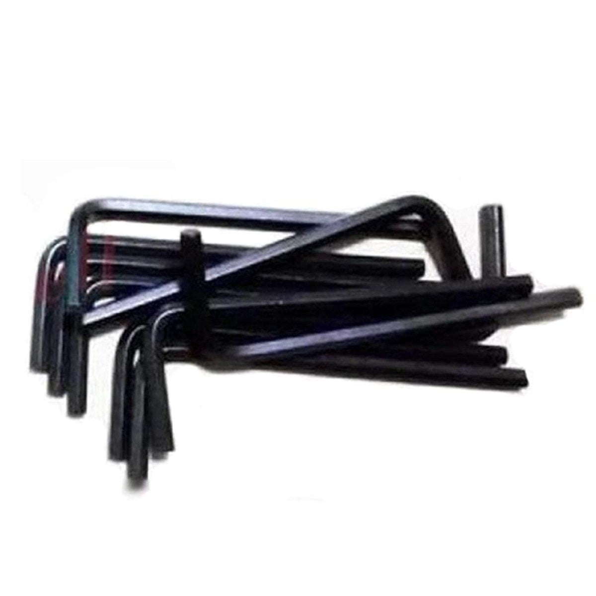 1.5mm 2mm 2.5mm 3mm 4mm 5mm Hex Key Keys Black Steel M1.5 M2 M2.5 M3 M4 M5 Wrench Tool - 2pcs 3mm - Asia Sell