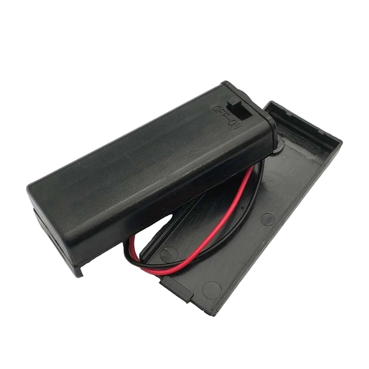 1pcs 1xAA Battery Holder Box with Case Switch and Leads 1x1.5V AA - - Asia Sell