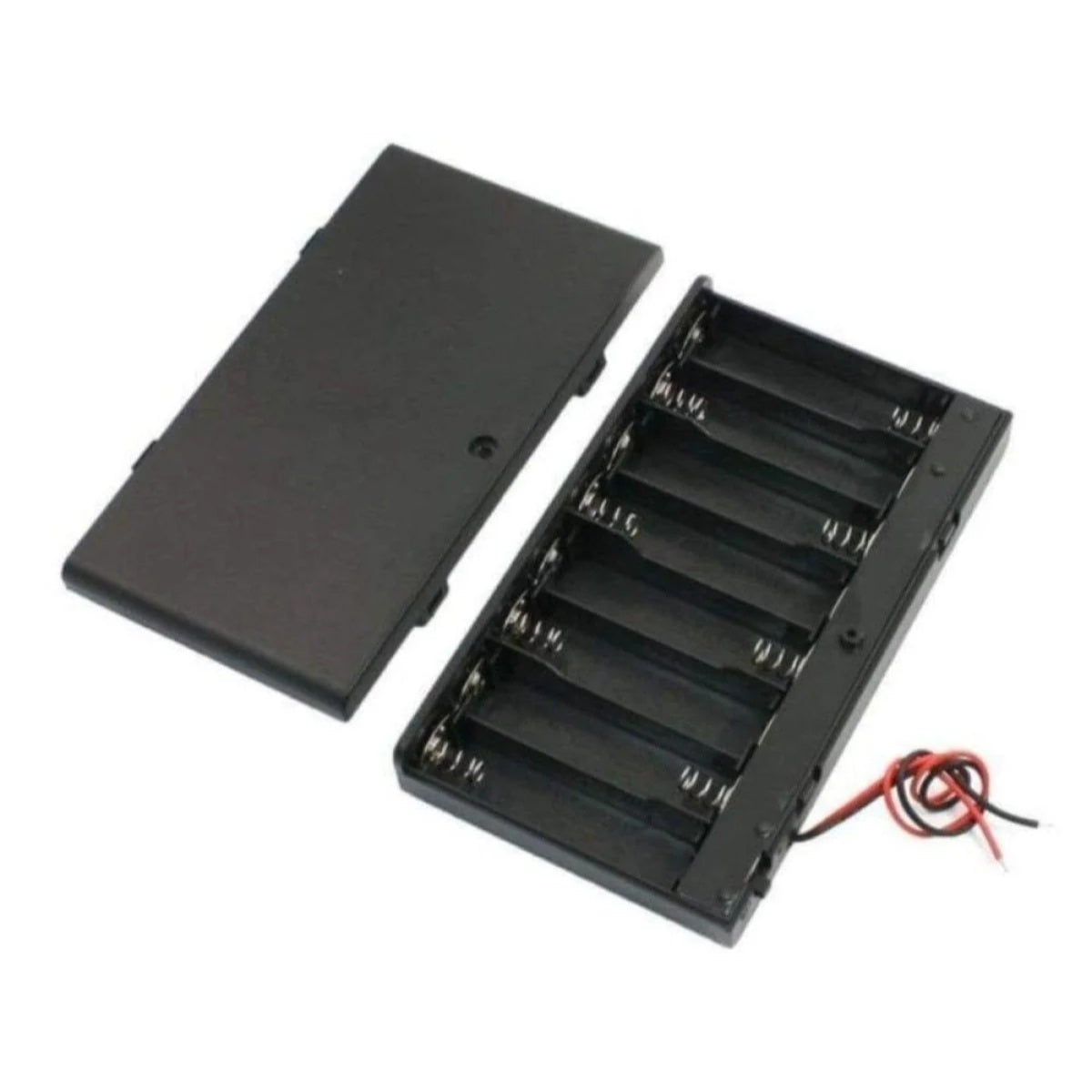 1pcs 8 x 1.5V AA 12V 8xAA Battery Case Holder Box Storage Switch Lid Cover - - Asia Sell