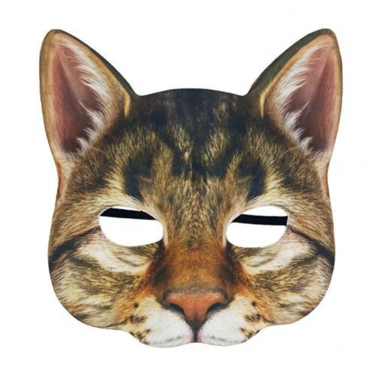 1pcs Cat Mask Halloween Children Half Face Party Props Animal Costume Party Animal Masks - A - Asia Sell
