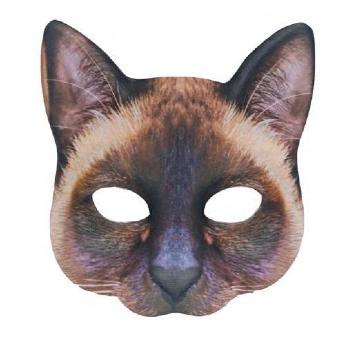 1pcs Cat Mask Halloween Children Half Face Party Props Animal Costume Party Animal Masks - C - Asia Sell