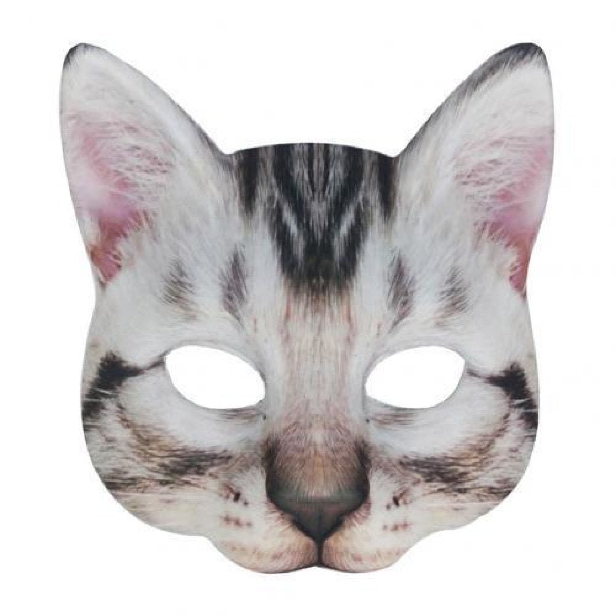 1pcs Cat Mask Halloween Children Half Face Party Props Animal Costume Party Animal Masks - D - Asia Sell