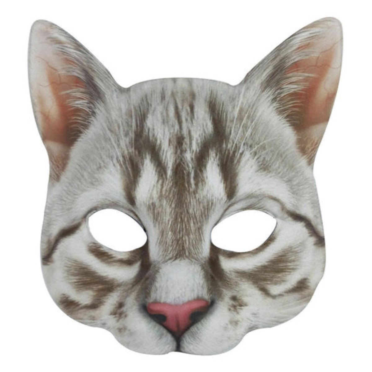 1pcs Cat Mask Halloween Children Half Face Party Props Animal Costume Party Animal Masks - H - Asia Sell