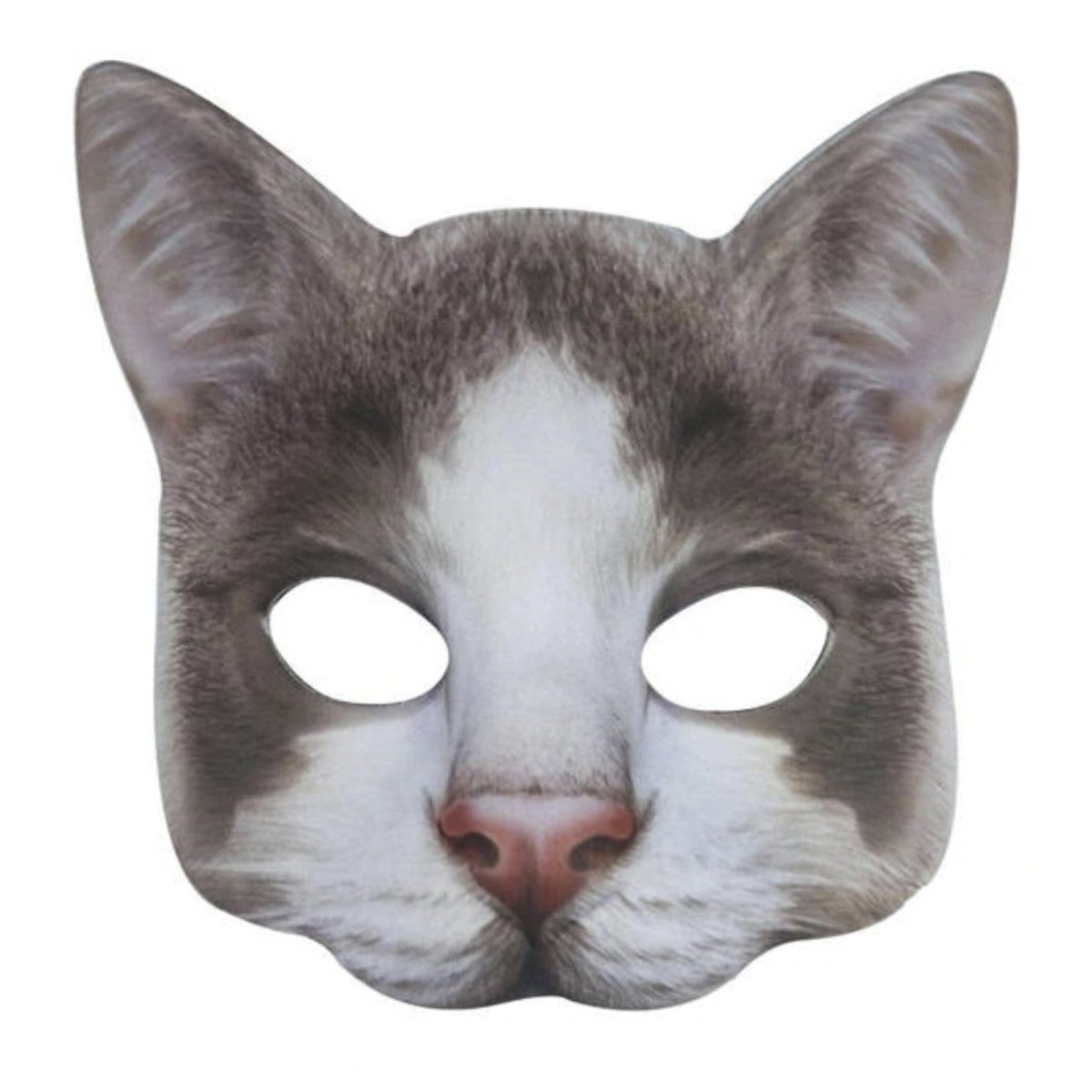 1pcs Cat Mask Halloween Children Half Face Party Props Animal Costume Party Animal Masks - I - Asia Sell