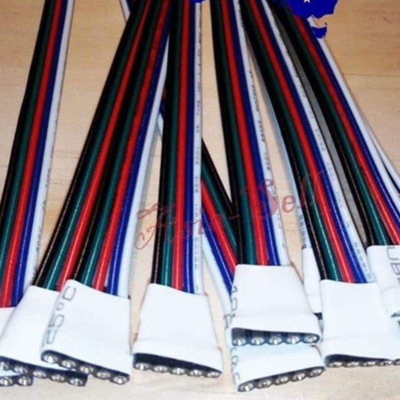 1pcs RGB 4 Pin Female Led Connector Cable 5pin Splitter Cable Strip Light - - Asia Sell