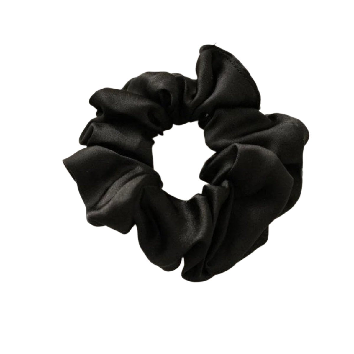 1pcs Scrunchy Scrunchie Elastic Handmade Hair Band Ponytail Brown Pink Black Coffee - Black - Asia Sell