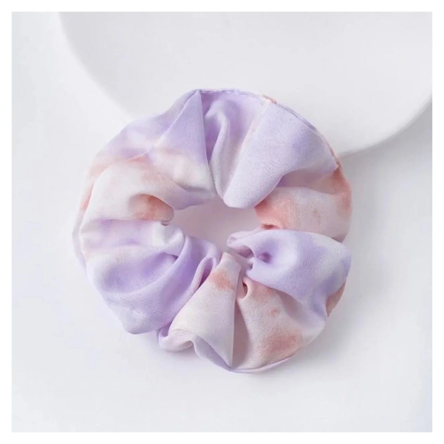 1pcs Scrunchy Scrunchie Elastic Handmade Hair Band Ponytail Brown Pink Black Coffee - Brown - Asia Sell