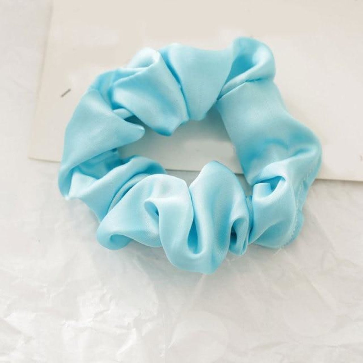 1pcs Scrunchy Scrunchie Elastic Handmade Hair Band Ponytail Brown Pink Black Coffee - Brown - Asia Sell
