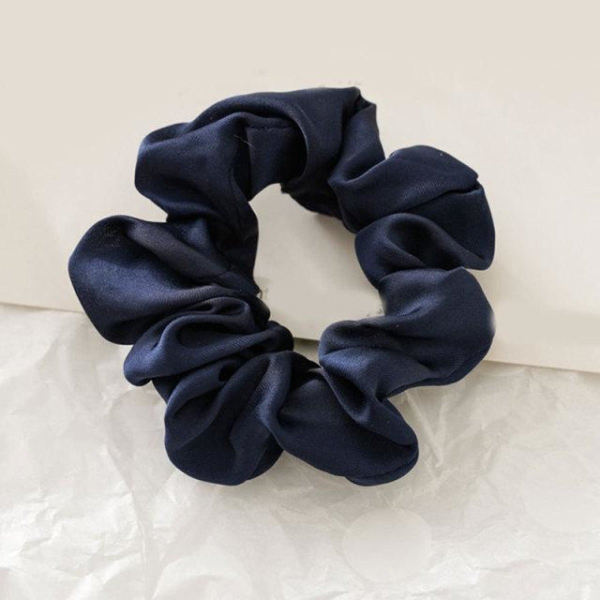1pcs Scrunchy Scrunchie Elastic Handmade Hair Band Ponytail Brown Pink Black Coffee - Brown - Asia Sell
