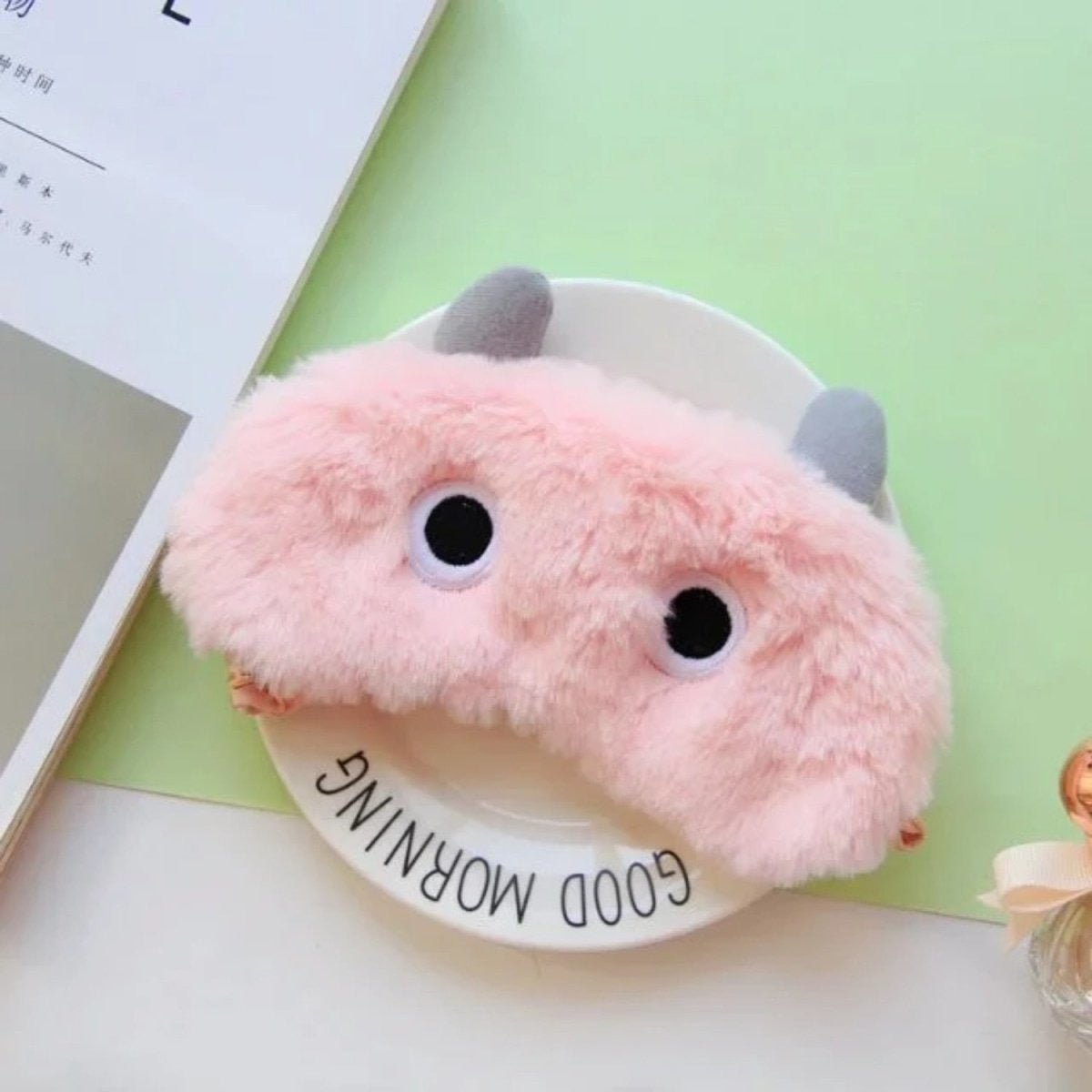 1pcs Sleeping Mask Plush Eye Cover Kids Travel Eye Sleep Aid Eye Shade - Elfin - Asia Sell