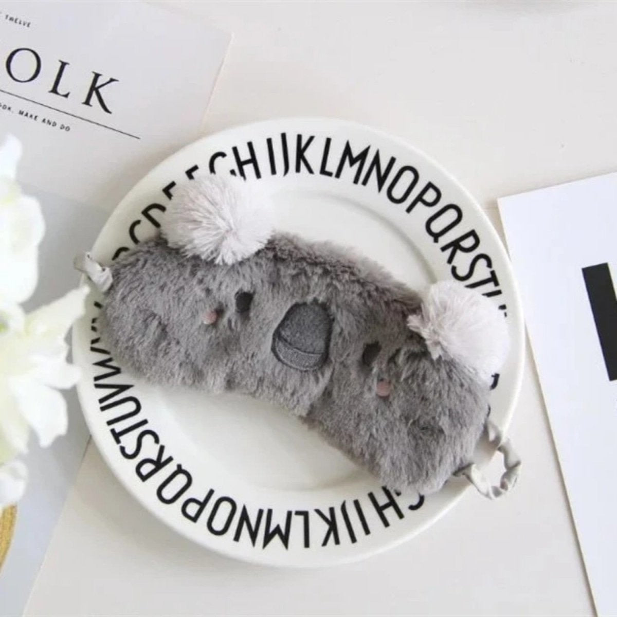 1pcs Sleeping Mask Plush Eye Cover Kids Travel Eye Sleep Aid Eye Shade - Koala - Asia Sell