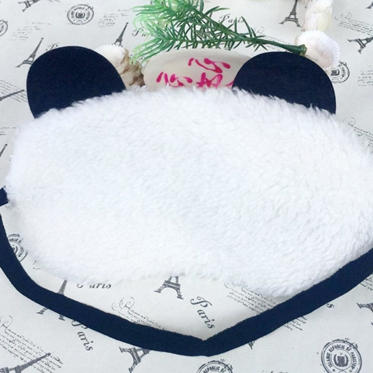 1pcs Soft Padded Animal Sleeping Mask Sleep Eye Cat Mask Eye Shade - Pink - Asia Sell