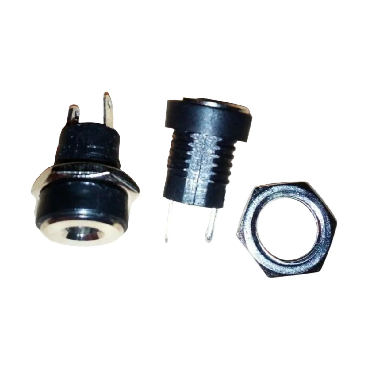 2-10pcs DC Power Supply Jack 3.5x1.3mm Socket Female Panel Mount DC-022B DC022B - 2pcs - Asia Sell
