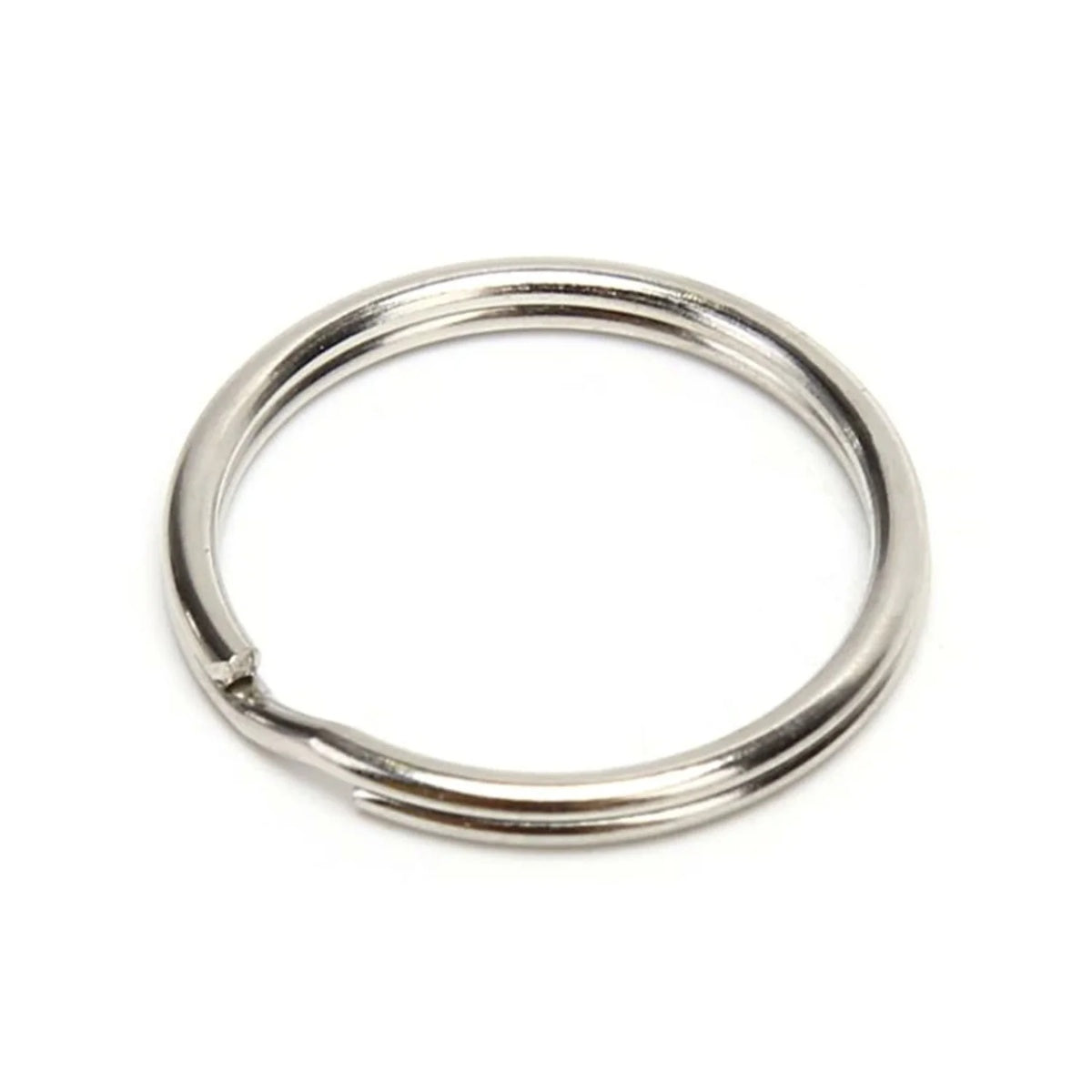 2-50pcs 1.5x25mm Metal Key Ring Holder Split Rings Keyring Keychain Key Chain - Asia Sell