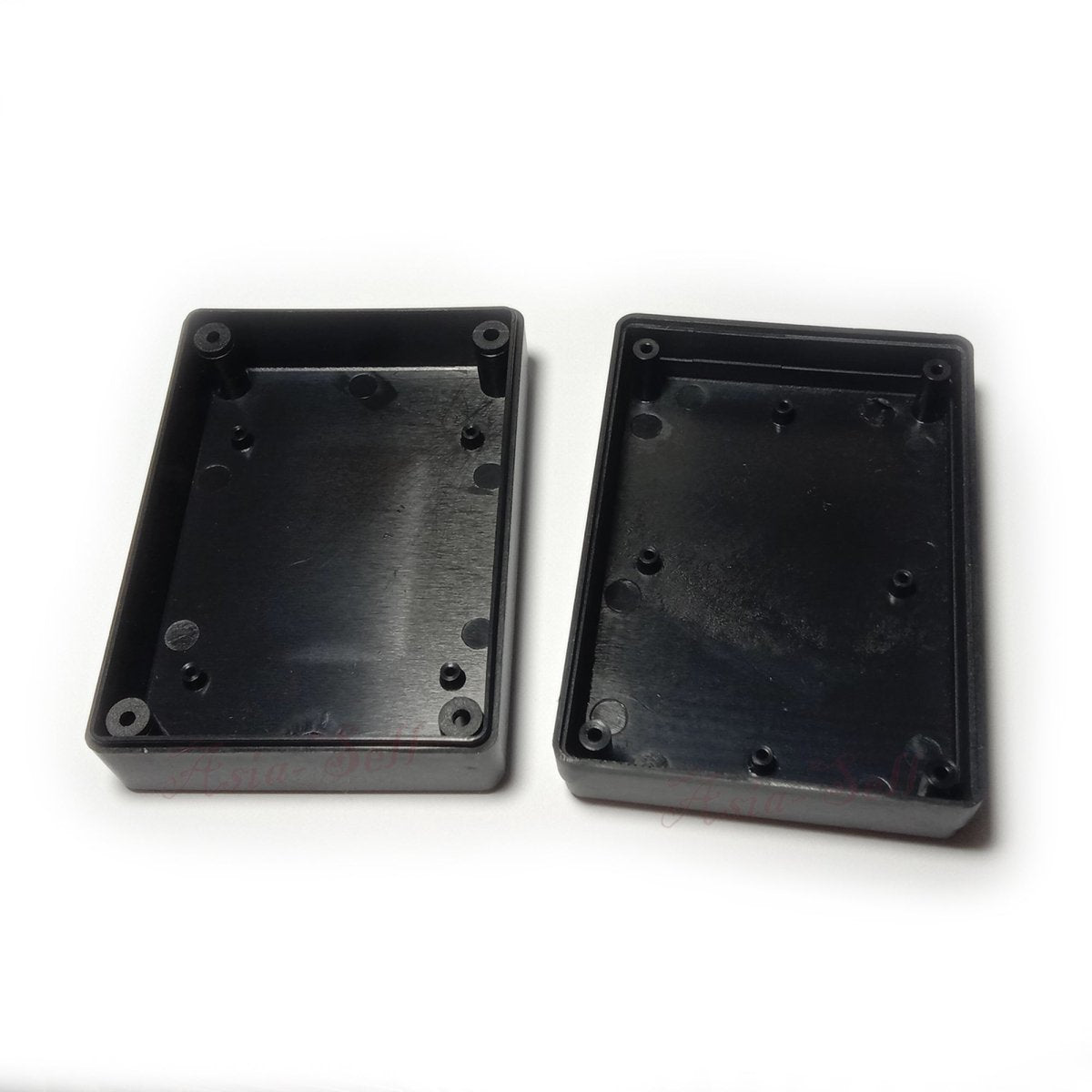 2 Boxes ABS Project Boxes Electronic Enclosure Junction 90x65x36mm Black Junction Box - Asia Sell