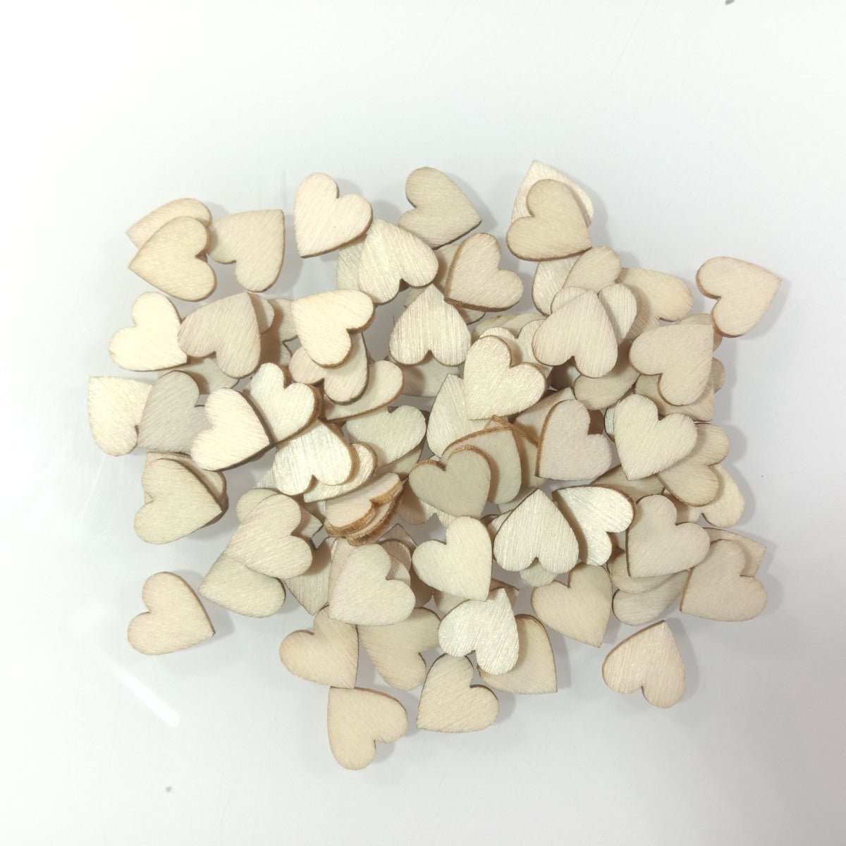 200pcs 10mm Wooden Love Hearts DIY Craft Wood Scrapbooking - - Asia Sell