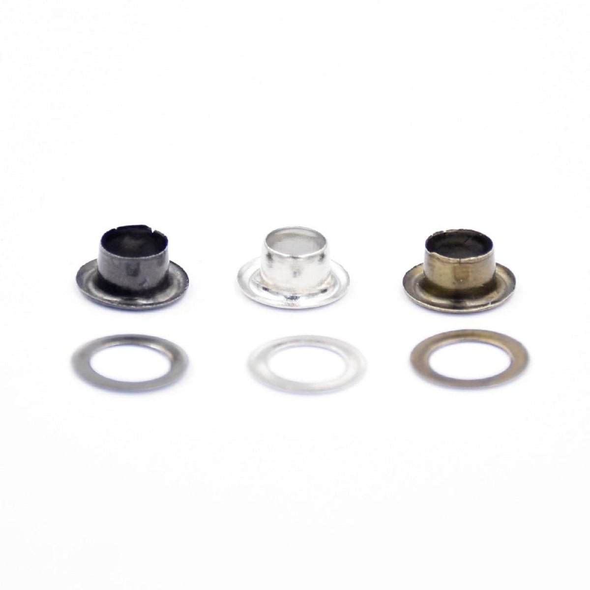 20pcs 10mm 12mm 14mm 17mm 20mm Eyelets Rivets Metal Buttonholes Buckle Clothing Buttons Bronze Chrome Gold Silver Grey Gun Metal Craft - 10mm Bronze - Asia Sell