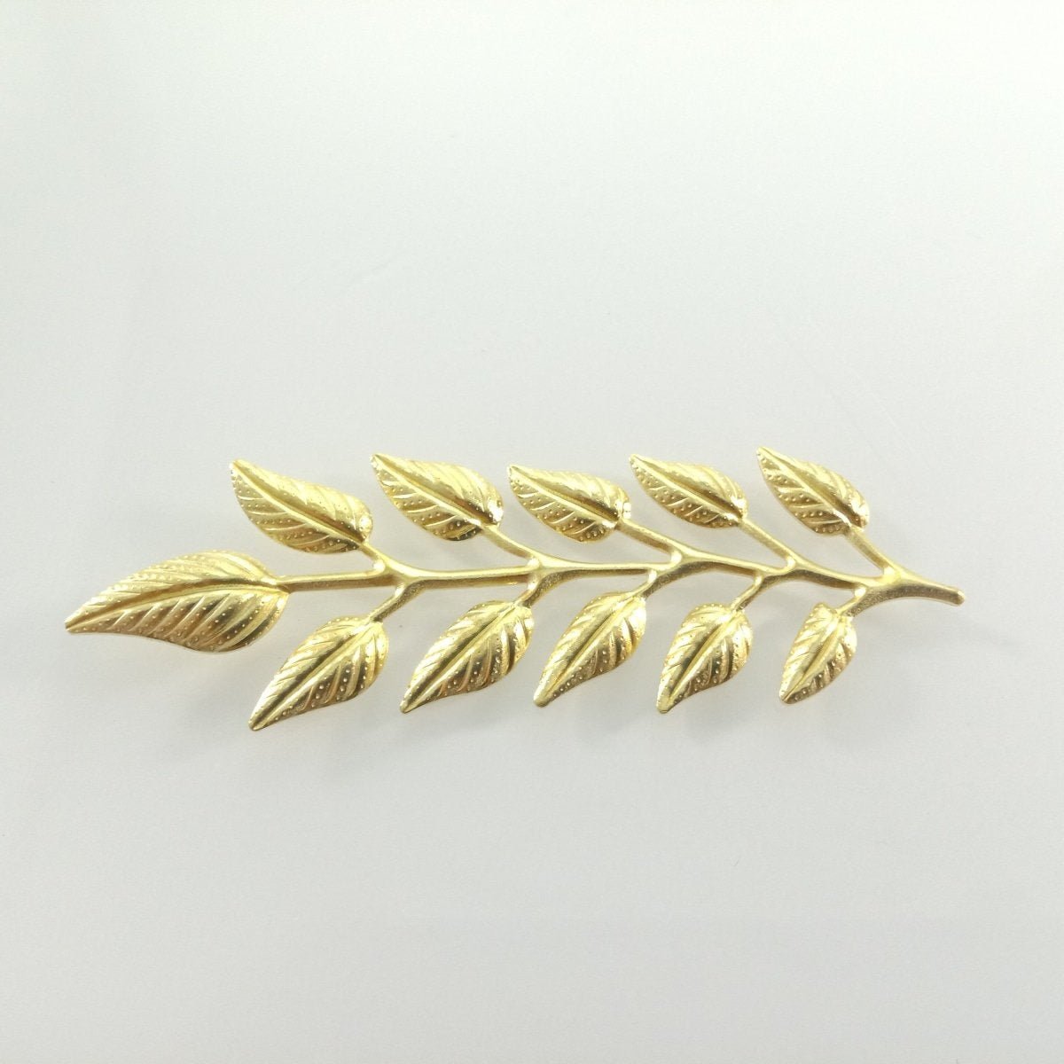 20pcs 19x64mm Gold Bronze Brass Silver Colour Leaf Leaves Charm Pendant Jewellery Making Craft DIY - Brass - Asia Sell