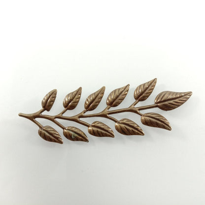 20pcs 19x64mm Gold Bronze Brass Silver Colour Leaf Leaves Charm Pendant Jewellery Making Craft DIY - Bronze - - Asia Sell
