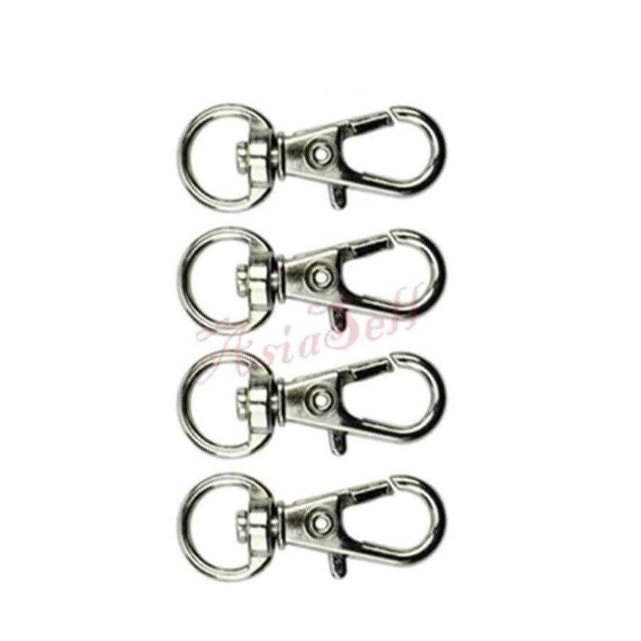 20pcs 30mm/36mm Lobster Clasp Swivel Trigger Clips Snap Hooks Key Ring Keychain Bag Keyring - 30mm - - Asia Sell
