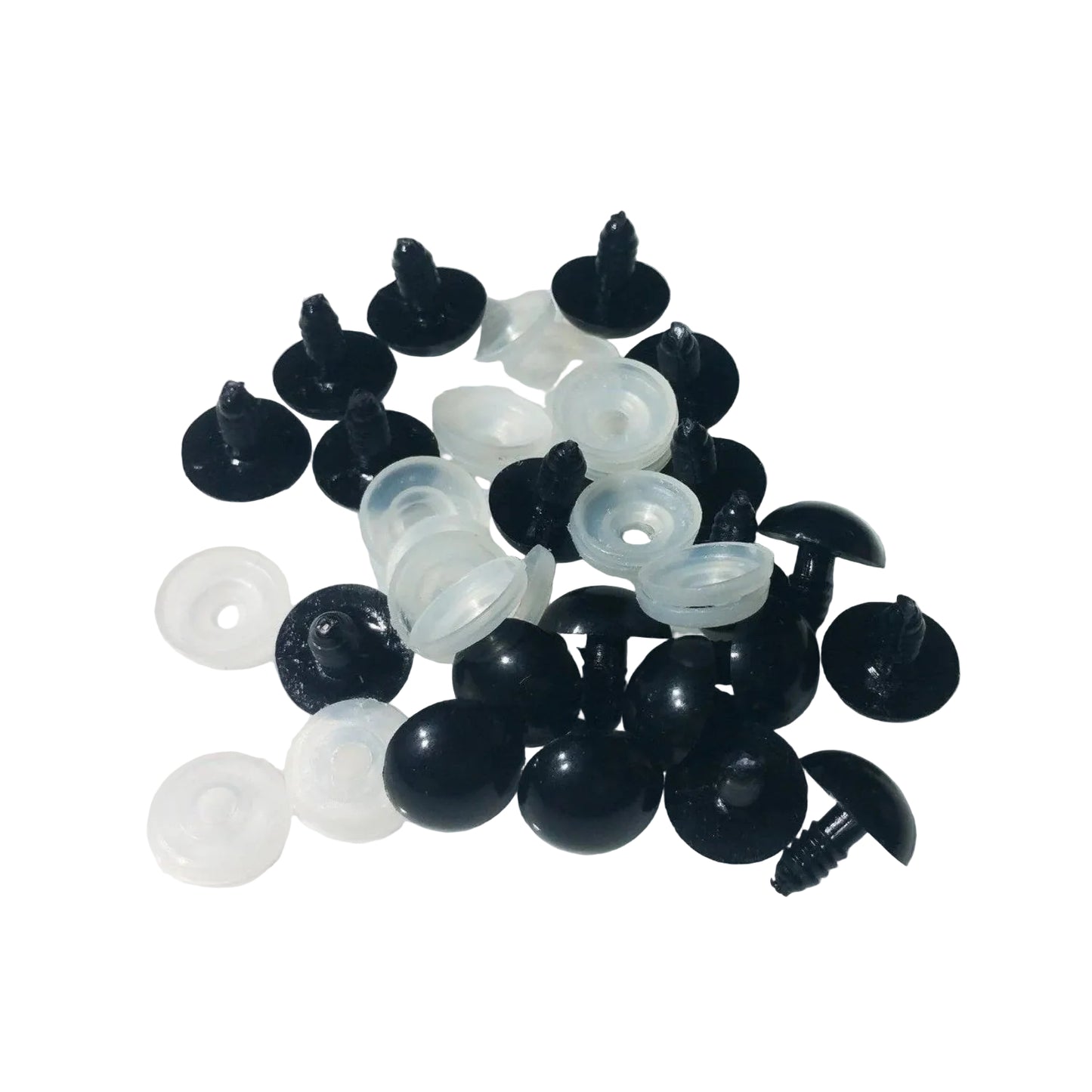 20pcs Safety Eyes For Teddy Bears Dolls Toy Animal Felting 5-20mm Toys Bear Doll - 18mm - Asia Sell