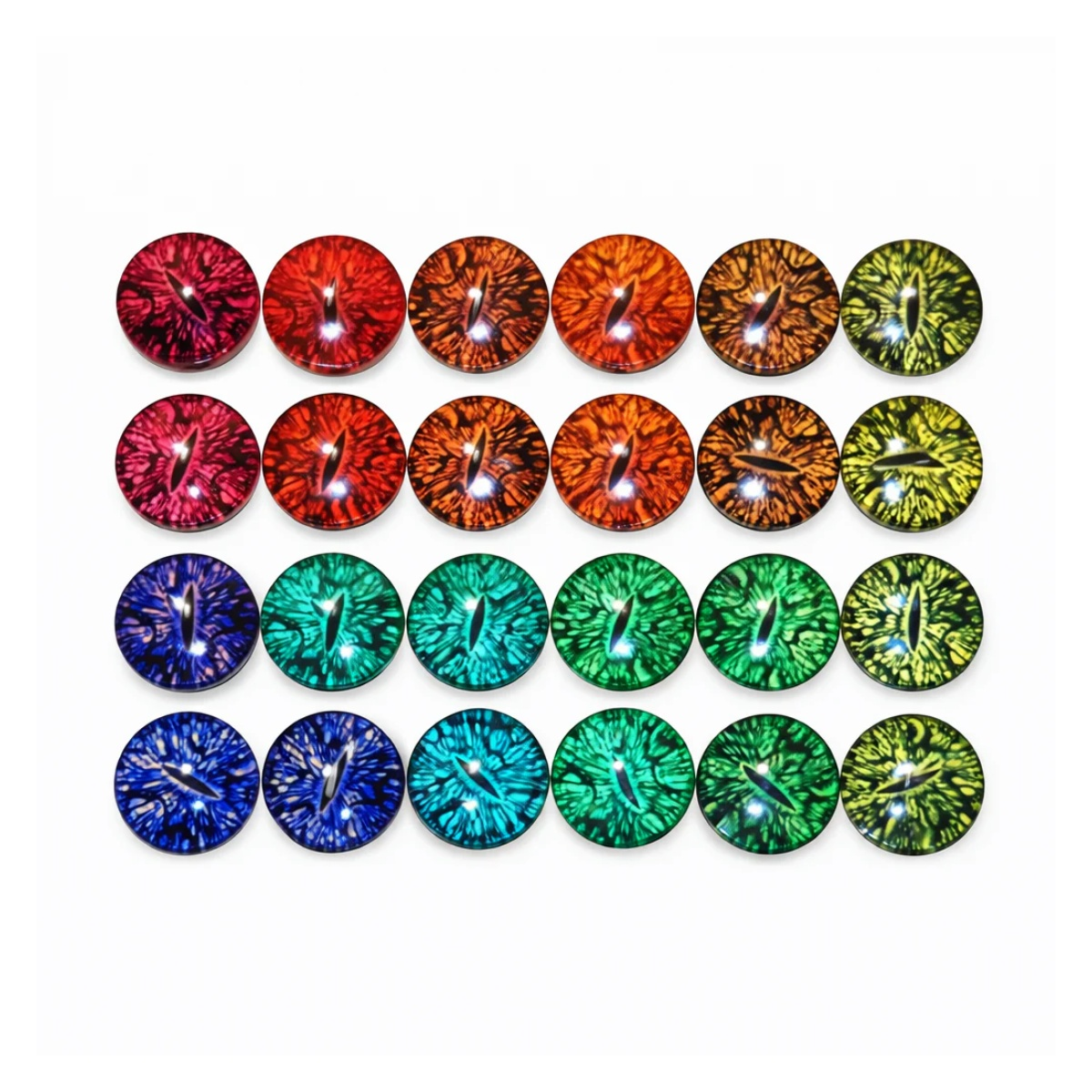 20pcs 8mm Glass Doll Eyes Cat DIY Craft Toy - Asia Sell