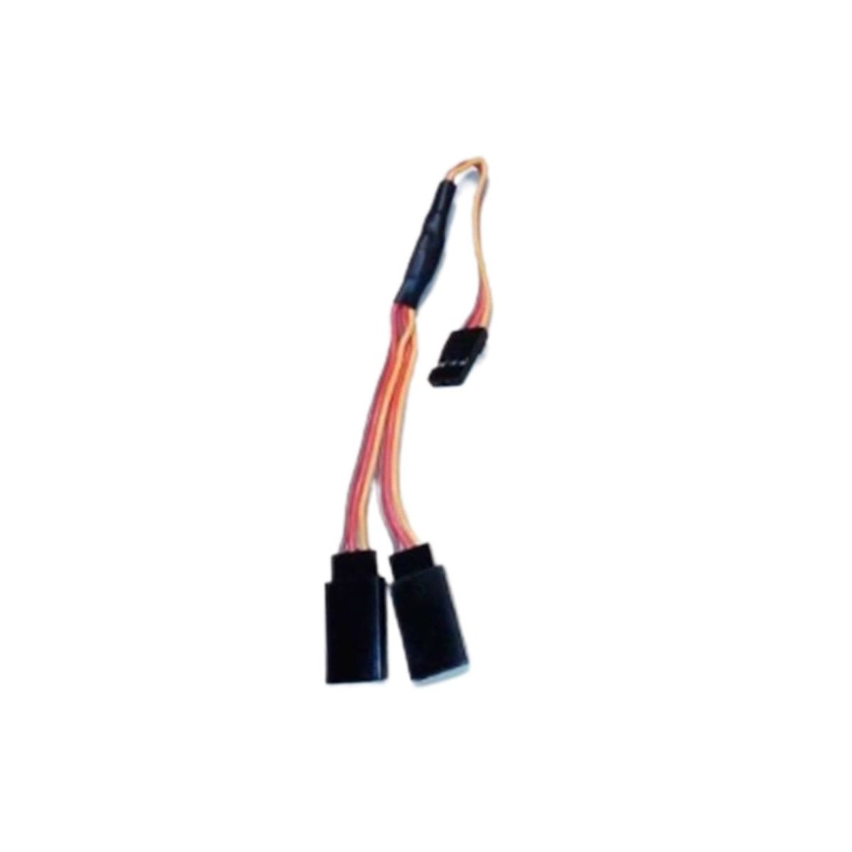 2/10pcs 100mm-500mm Servo Extension Cables RC Male Double Female Lead Y Splitter - 2pcs 100mm - - Asia Sell