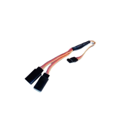 2/10pcs 100mm-500mm Servo Extension Cables RC Male Double Female Lead Y Splitter - 2pcs 150mm - - Asia Sell