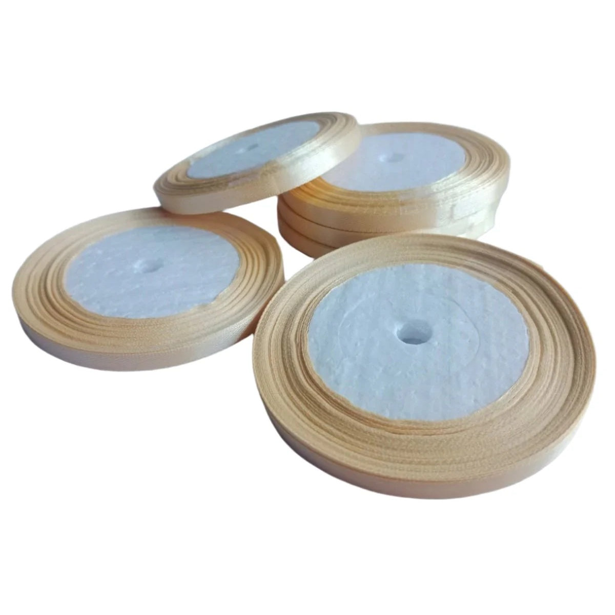 1/3 Rolls 22m 6mm Polyester Ribbon for Crafts Bow Gift Wrapping Party Wedding Hair Christmas Decoration