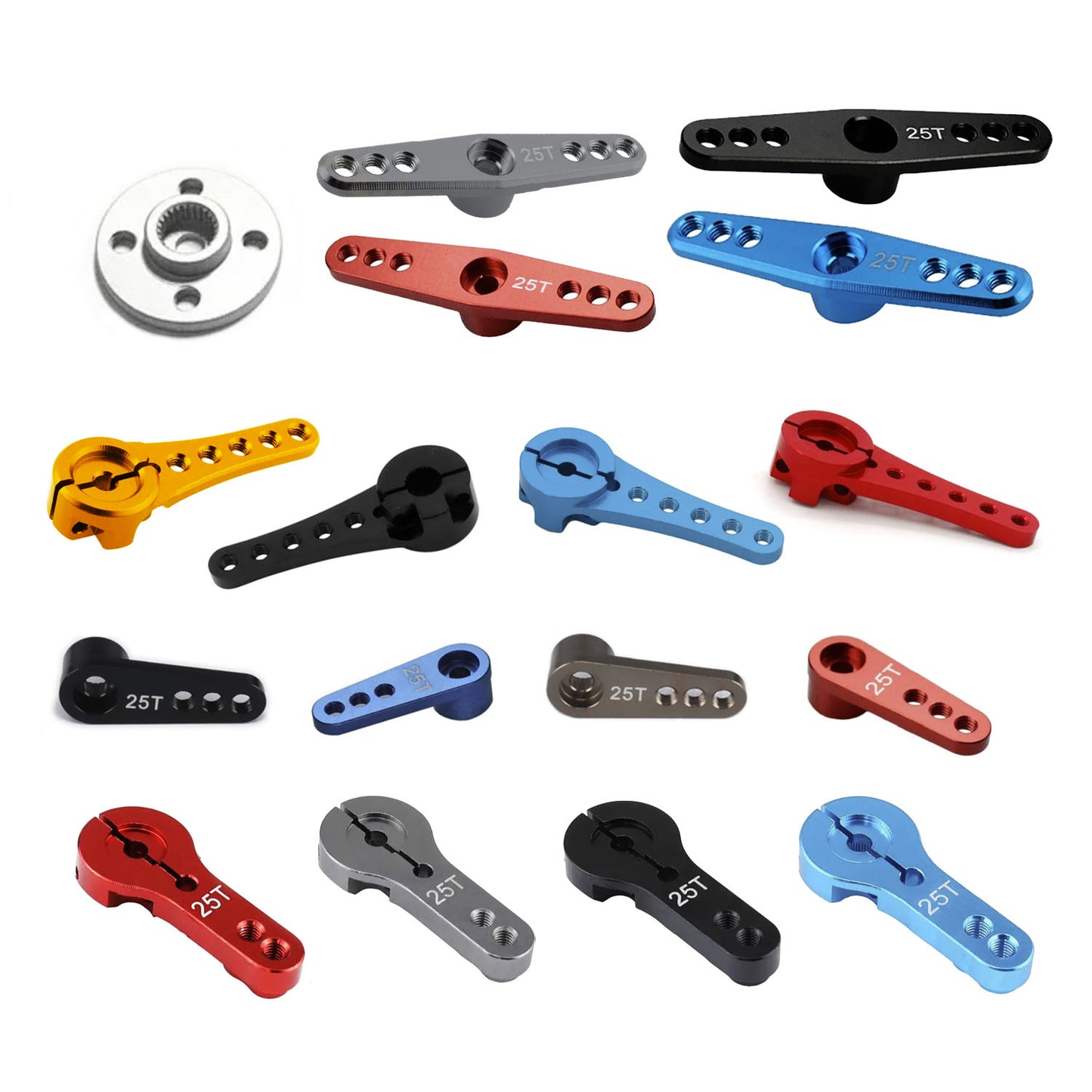 1pcs 25T Full Throttle Servo Arm Horn RC Car Teeth Tooth - Main Image - Asia Sell