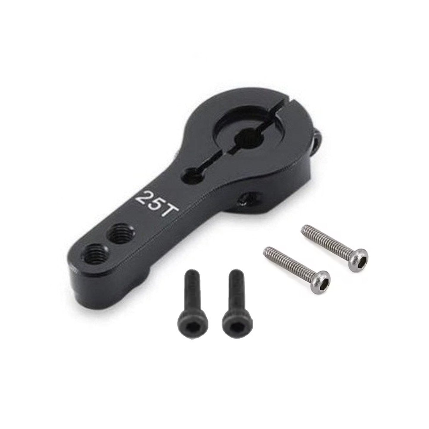 1pcs 25T M3 Aluminium RC Servo Arm Horn CNC for Savox Power Black - Asia Sell