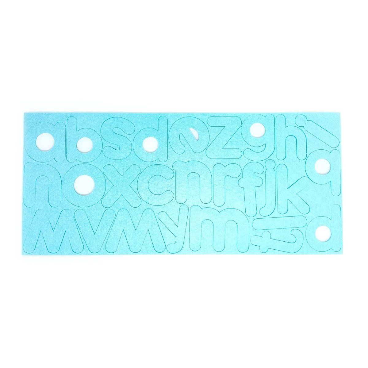 26pcs 6cm Large Fabric Felt Letters Alphabet Craft Cloth Patch For Sewing Dolls Scrapbook Shapes - Blue Lowercase - Asia Sell