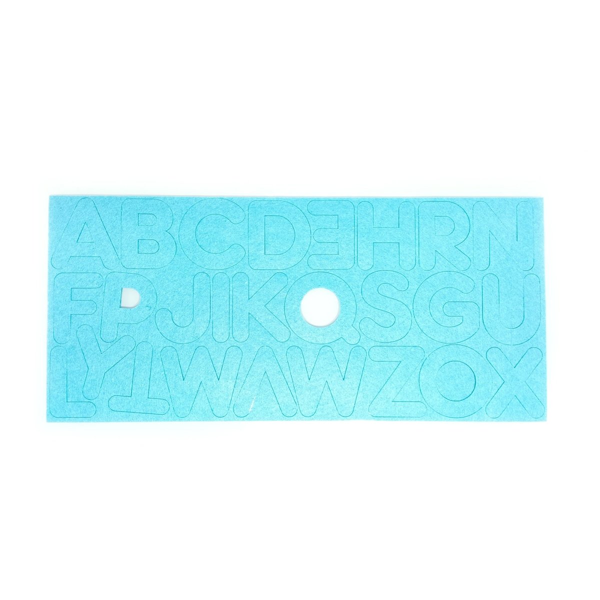 26pcs 6cm Large Fabric Felt Letters Alphabet Craft Cloth Patch For Sewing Dolls Scrapbook Shapes - Blue Uppercase - Asia Sell
