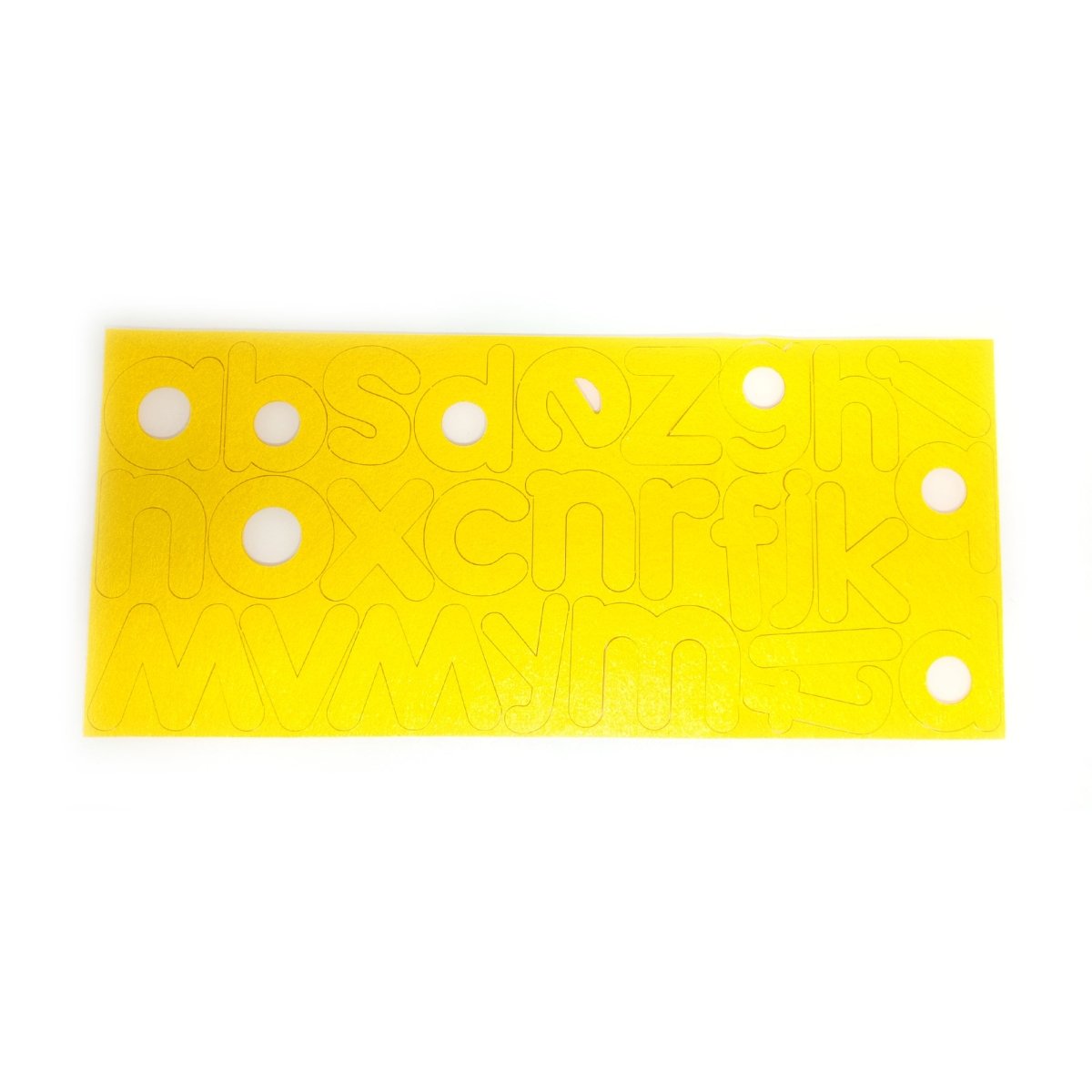 26pcs 6cm Large Fabric Felt Letters Alphabet Craft Cloth Patch For Sewing Dolls Scrapbook Shapes - Orange Lowercase - Asia Sell