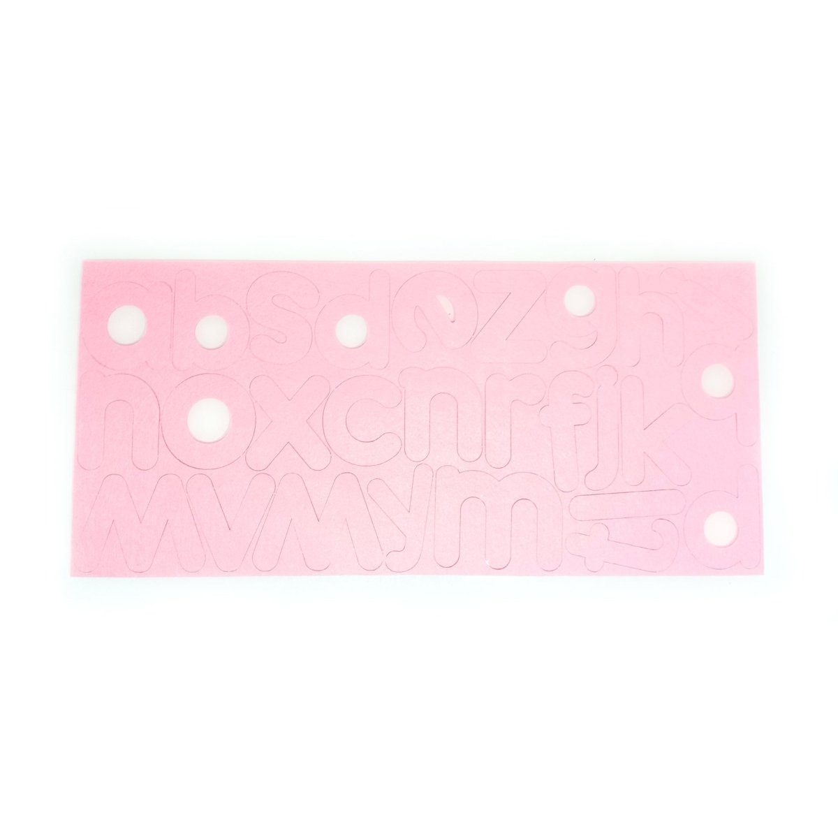 26pcs 6cm Large Fabric Felt Letters Alphabet Craft Cloth Patch For Sewing Dolls Scrapbook Shapes - Pink Lowercase - Asia Sell