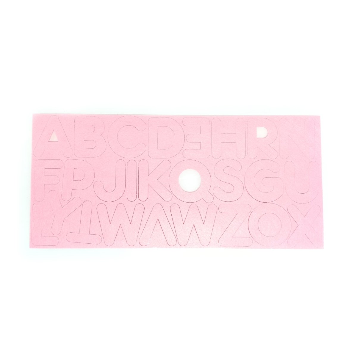 26pcs 6cm Large Fabric Felt Letters Alphabet Craft Cloth Patch For Sewing Dolls Scrapbook Shapes - Pink Uppercase - Asia Sell