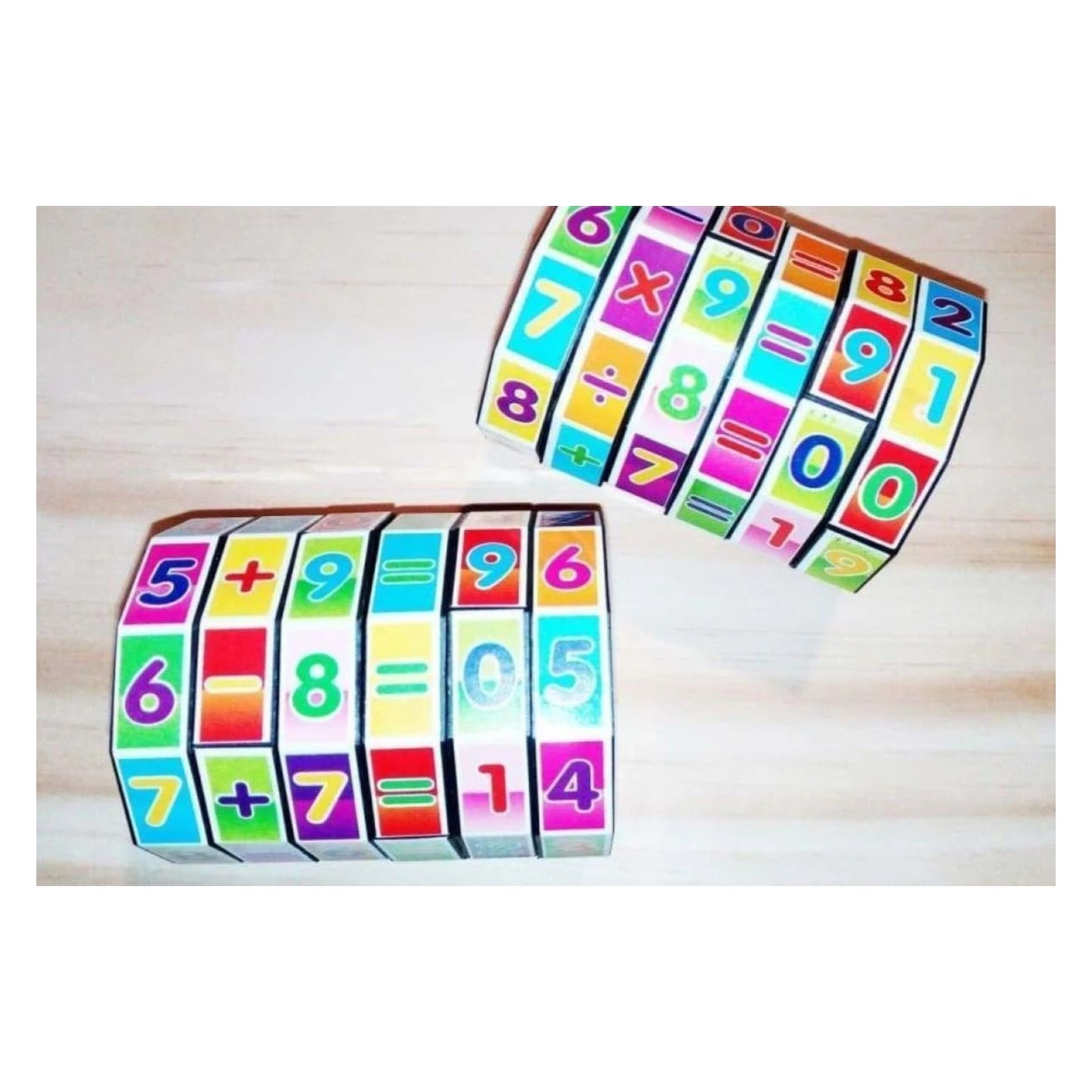 2pcs 10 Sided Maths Cube Toy Kids Children's Educational Toys Learn Hexagon Math - - Asia Sell