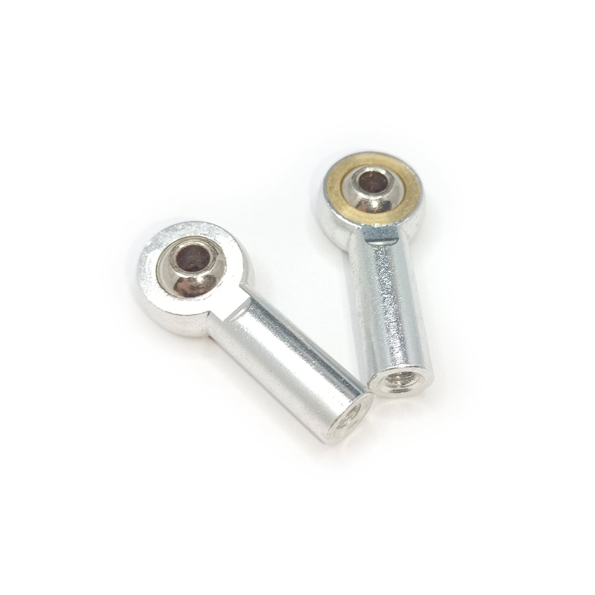 2pcs 26mm Link End Holder M3 Ball Head Aluminium Tie Rod Silver Clockwise - - Asia Sell