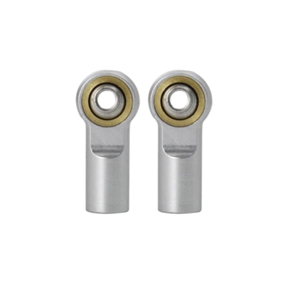 2pcs 26mm Link End Holder M4 Ball Head Aluminium Tie Rod Silver Clockwise - - Asia Sell