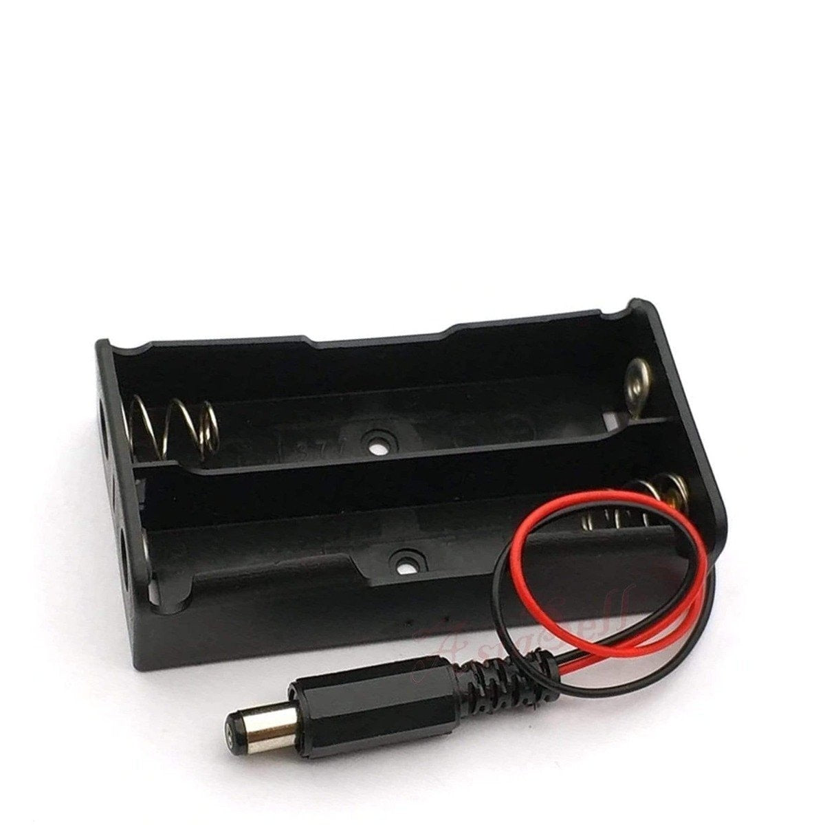 2pcs 2x 3x 4x 18650 Battery Holder 3.7V Storage Box Case Leads Wires with Plug - 2x18650 - Asia Sell