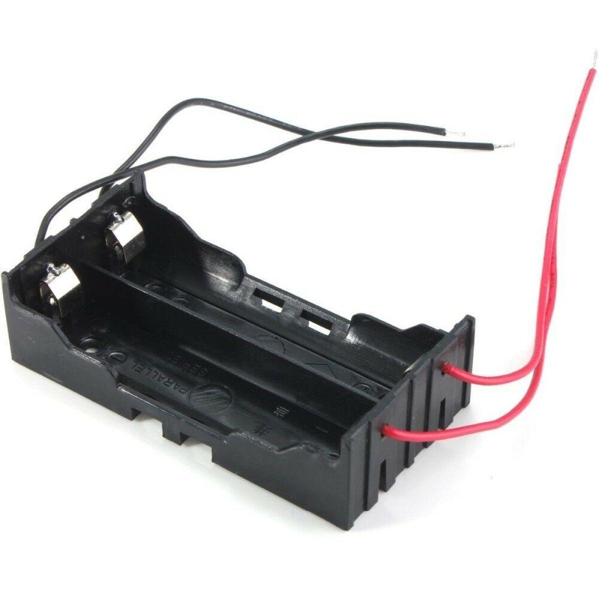 2pcs 2x18650 Battery Holder Box Case 3.7V Wired Connectors 3 x 18650 7.4V - - Asia Sell