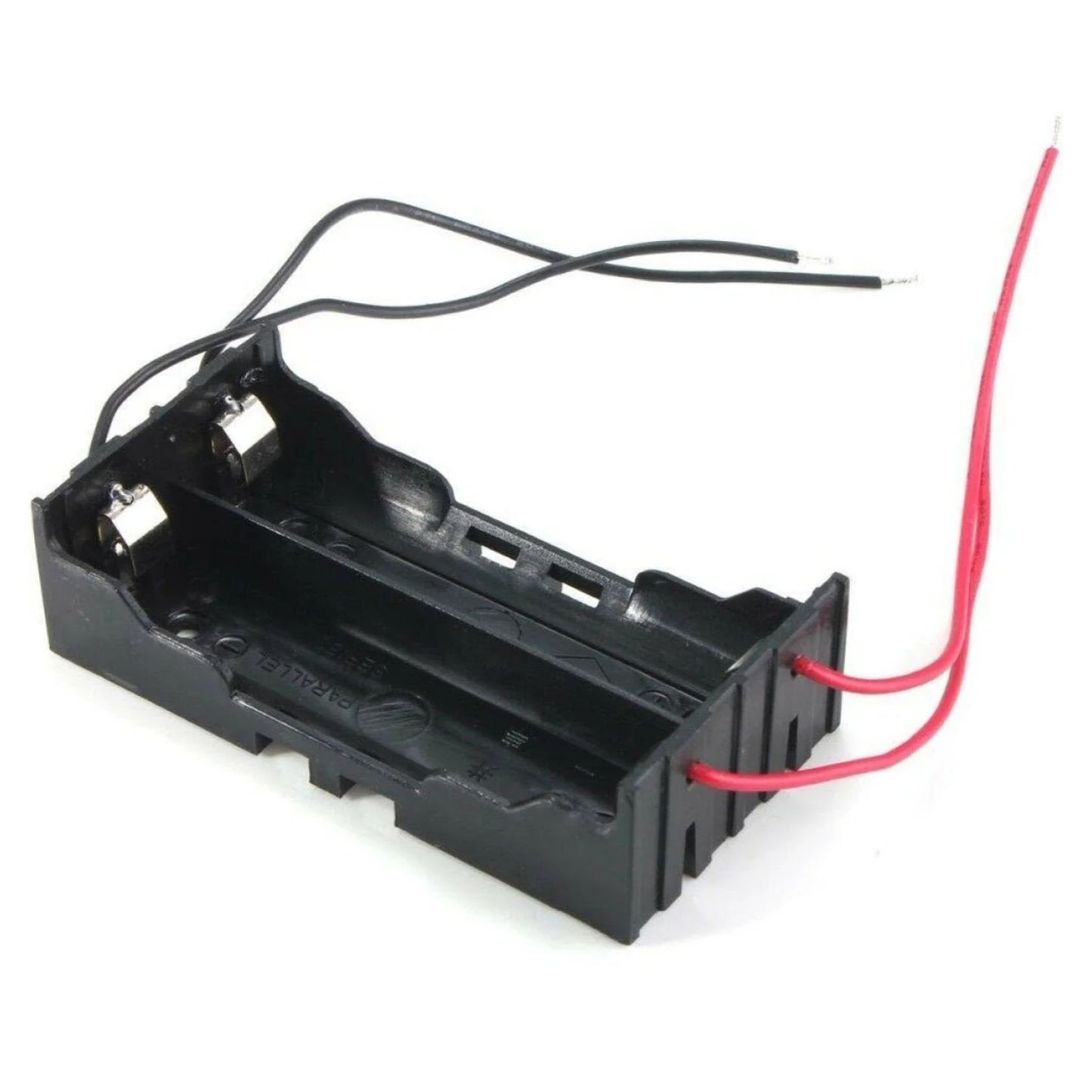 2pcs 2x18650 Battery Holder Box Case 3.7V Wired Connectors 3 x 18650 7.4V - - Asia Sell