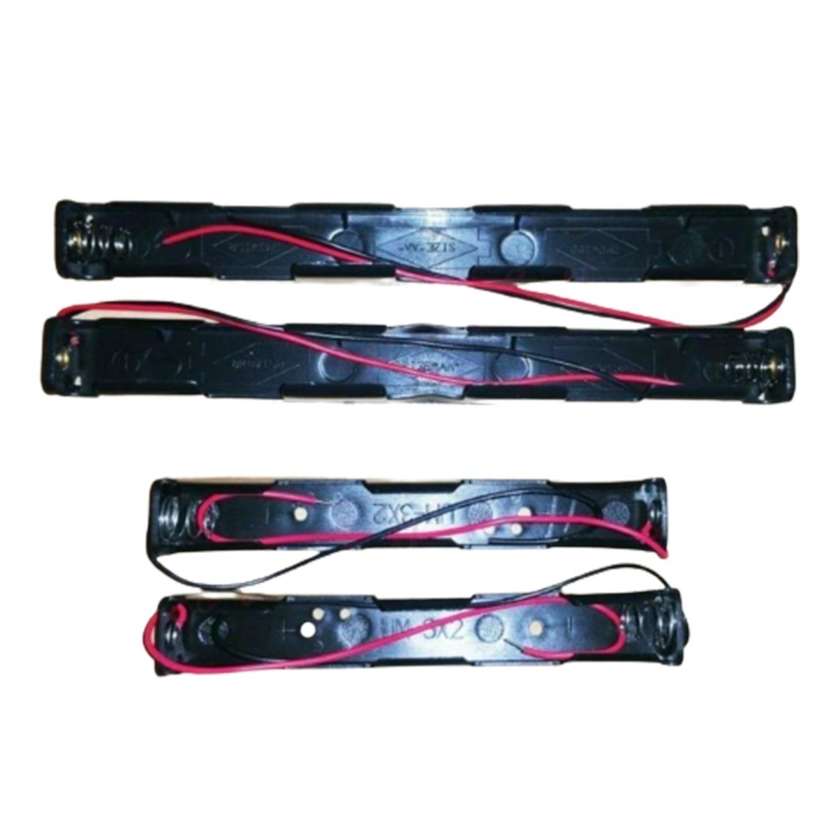 2pcs 3V 2xAA 4.5V 3xAA Long Inline Battery Holder Lead 2x1.5V 3x1.5V Spring AA - 2xAA - Asia Sell