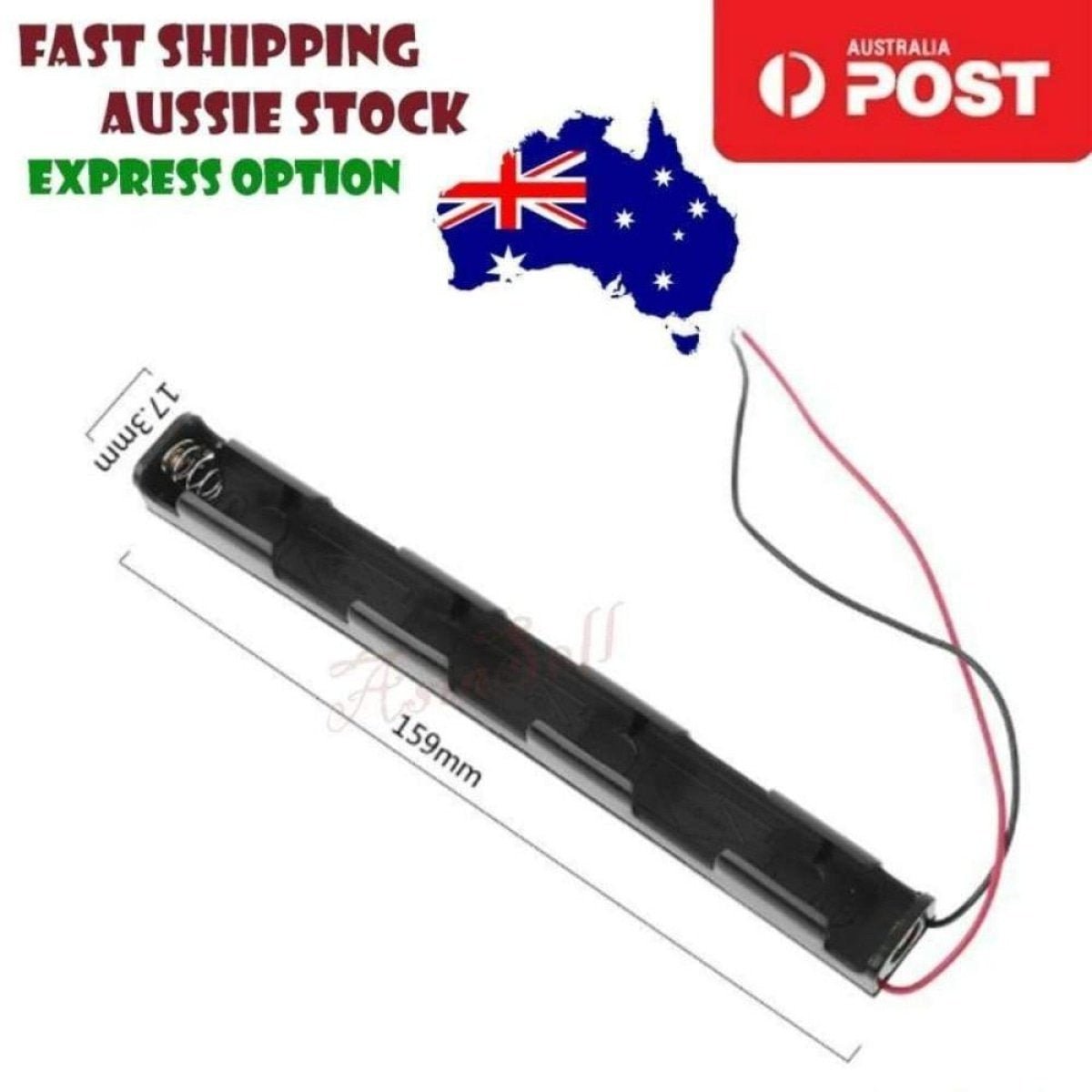 2pcs 3V 2xAA 4.5V 3xAA Long Inline Battery Holder Lead 2x1.5V 3x1.5V Spring AA - 2xAA - Asia Sell