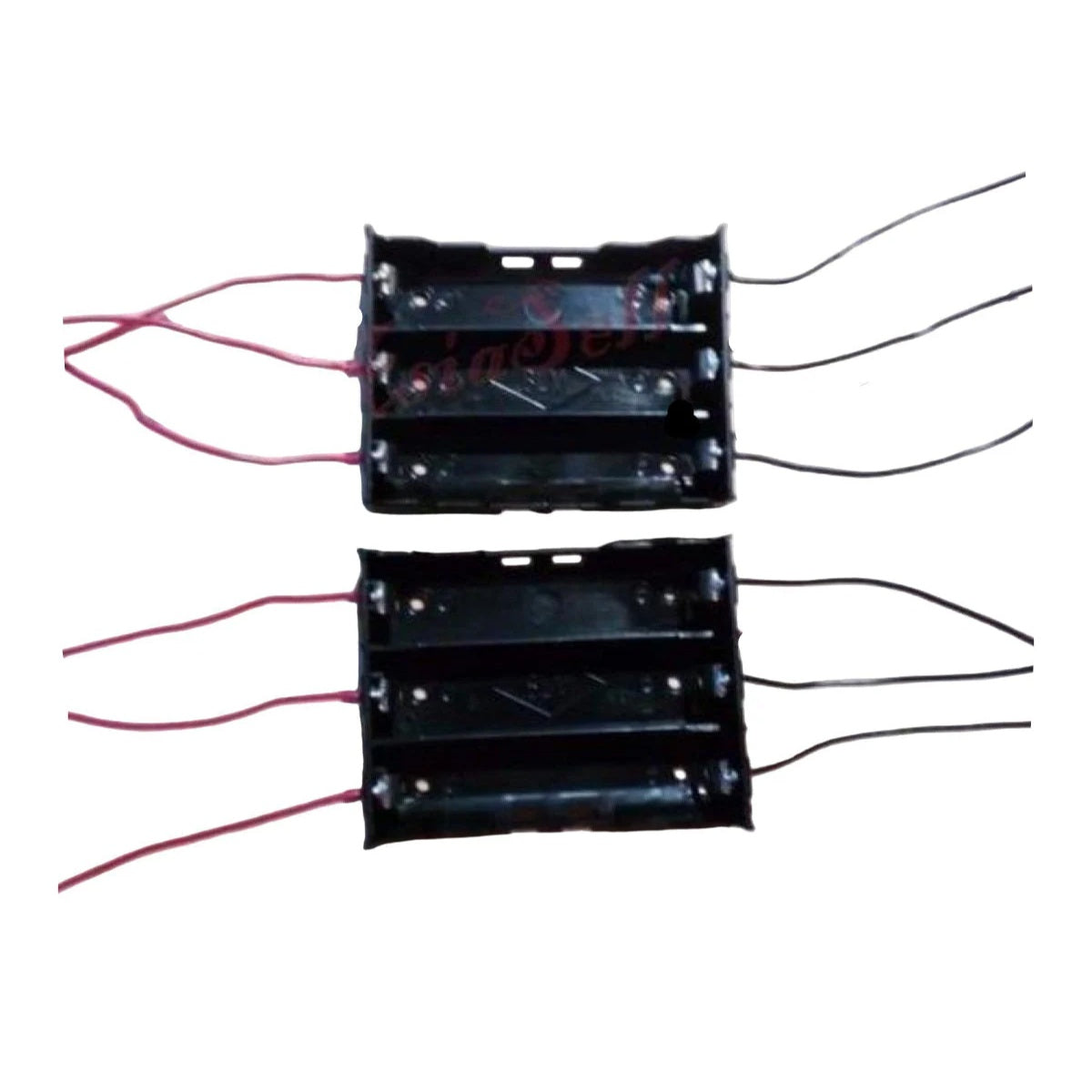 2pcs 3x18650 Battery Holder Box Case 3.7V Wired 3 x 18650 11.1V - - Asia Sell