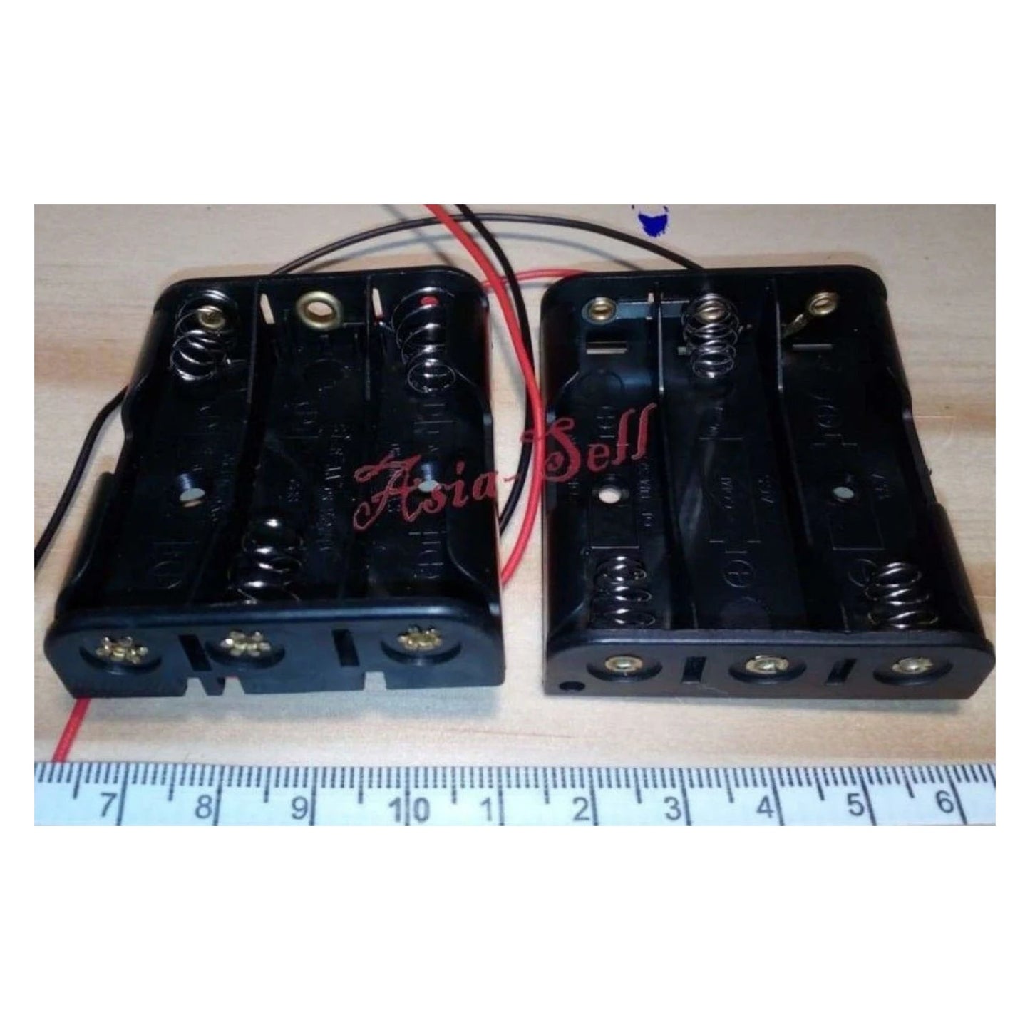 2pcs 3xAA Battery Holder AA 3x1.5V 4.5V Wires Cables Plastic 3 x AA - - Asia Sell