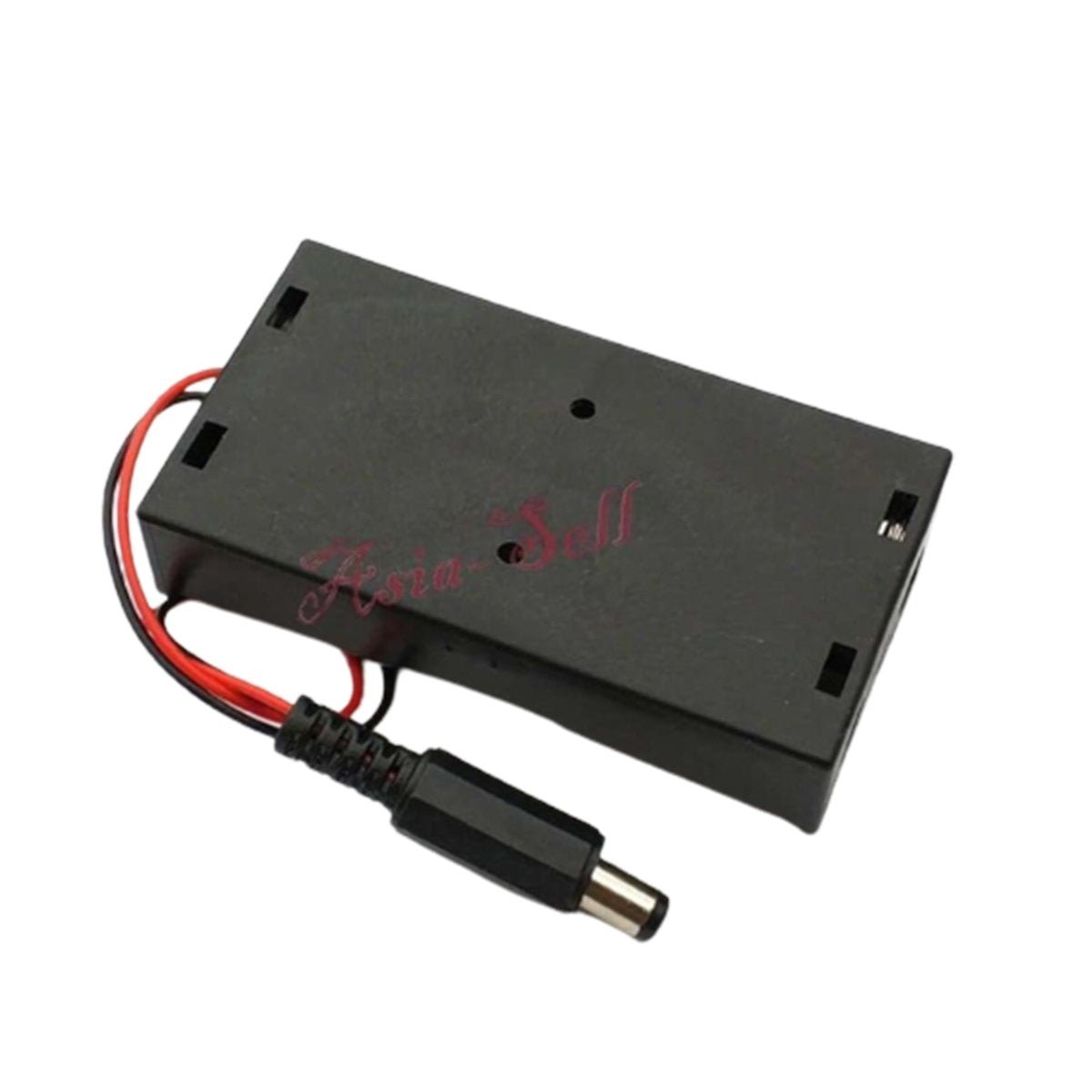 2pcs 7.4V Battery Holder 2x18650 Plastic Battery Holder Box Case DC Plug Jack - - Asia Sell