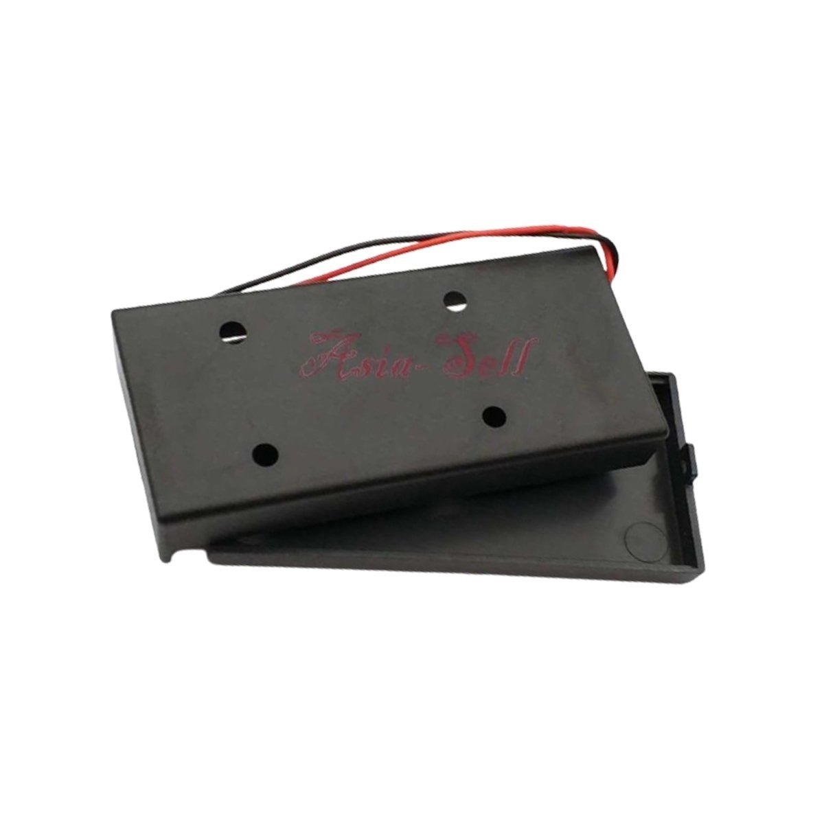 2pcs Battery Holder 2x18650 Case 7.4V Box Container Lid ON/OFF Switch 2 x 18650 - - Asia Sell