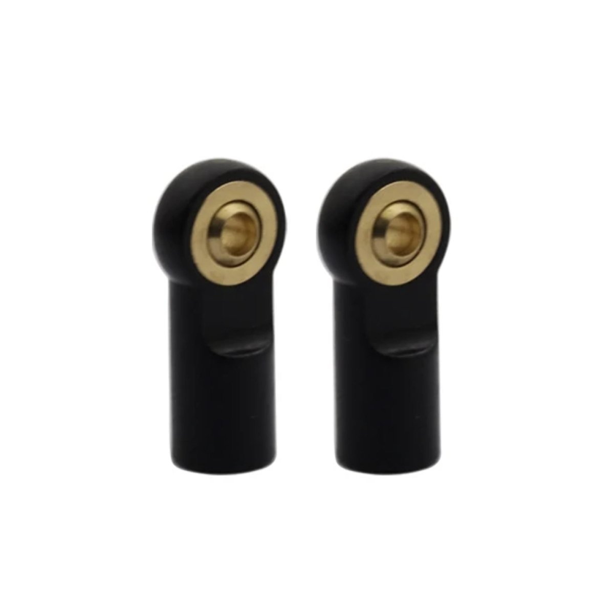2pcs M3 22mm Link End Holder Ball Head Aluminium Tie Rod Black Clockwise - - Asia Sell