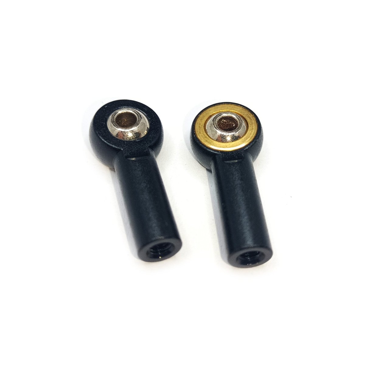2pcs M3 26mm Link End Holder Ball Head Aluminium Tie Rod Black Clockwise - - Asia Sell
